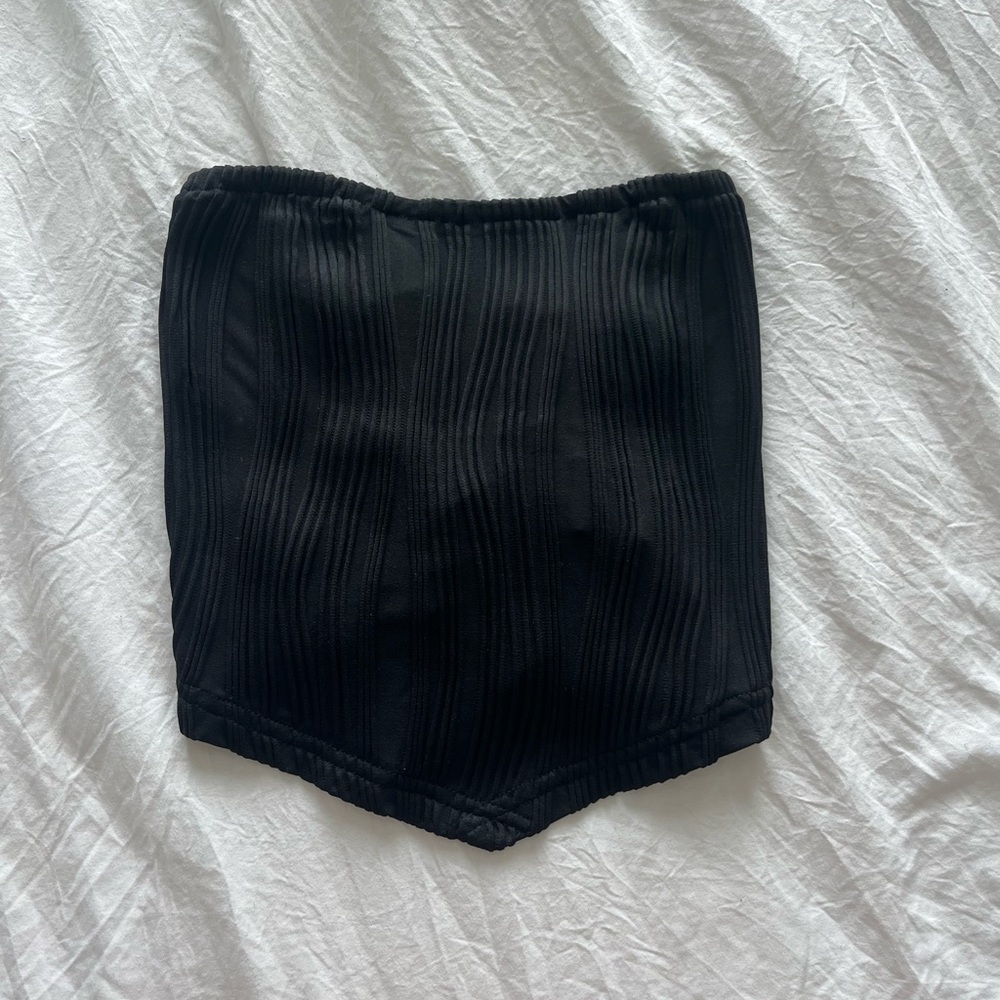 Black Ribbed too with open back